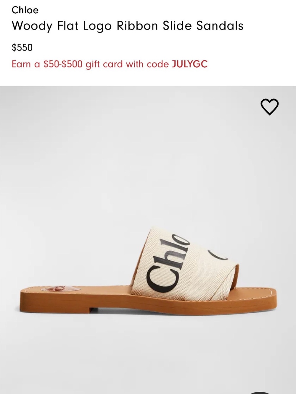 Chloe Woody Sandal size 38